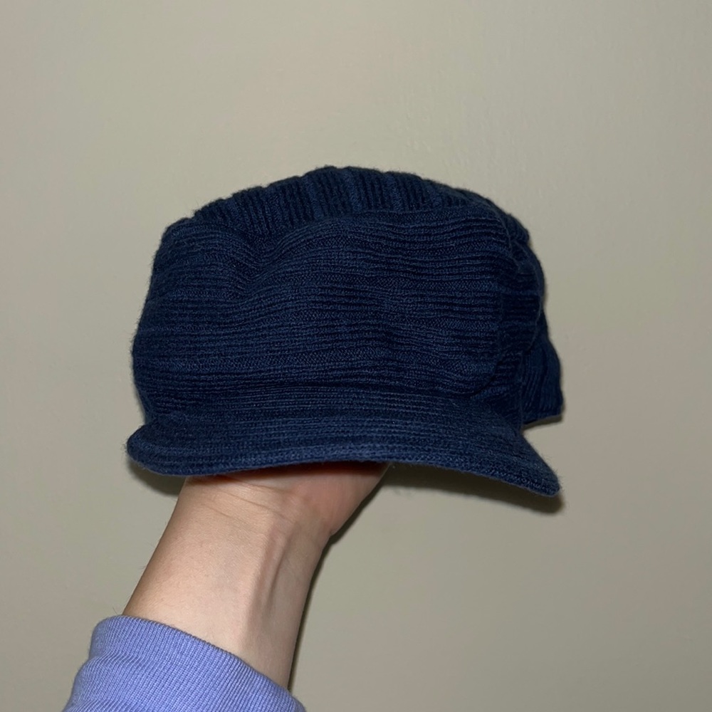 Crazy 8 Navy Blue Knit Ribbed Hat